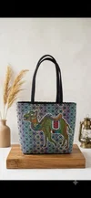 Stylish Embroidered Printed Tote Bag For Daily Use